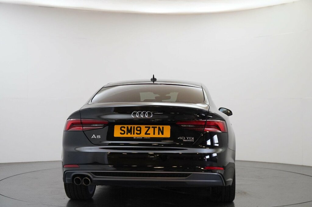 Audi A5 2.0 Tdi 40 S Line Sportback S Tronic Quattro Euro Black #5