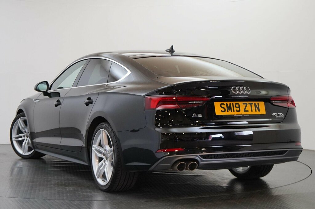 Audi A5 2.0 Tdi 40 S Line Sportback S Tronic Quattro Euro Black #3
