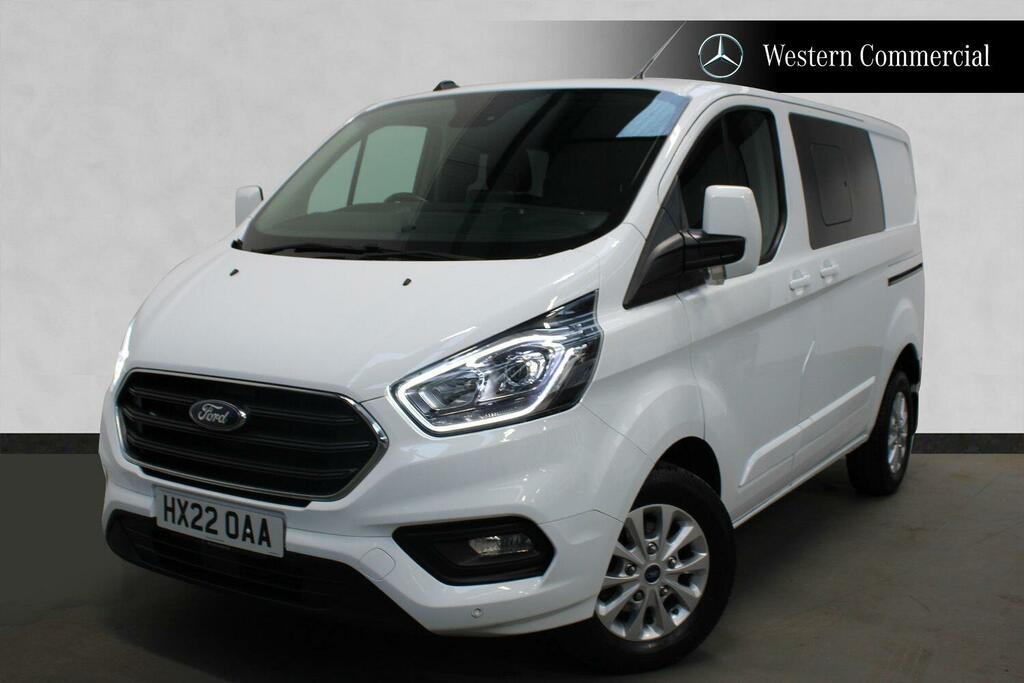Ford Transit Custom 2.0 320 Ecoblue Limited Crew Van Double Cab Di HX22OAA White #5