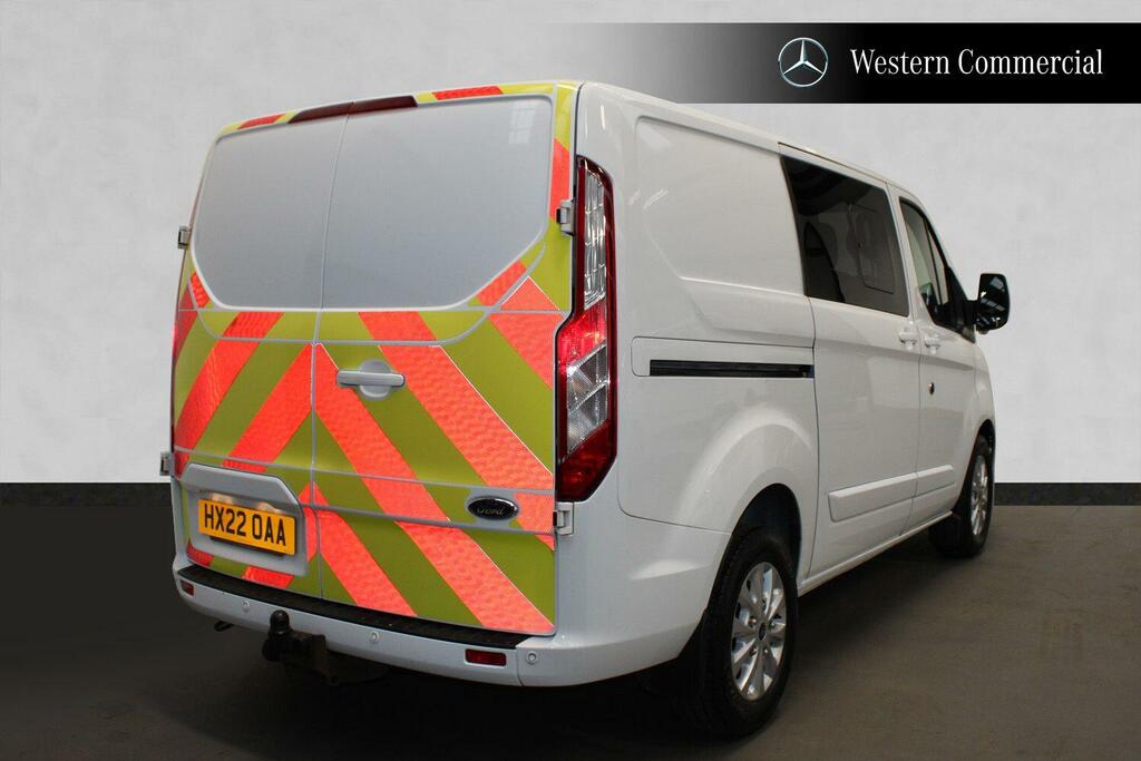 Ford Transit Custom 2.0 320 Ecoblue Limited Crew Van Double Cab Di HX22OAA White #2