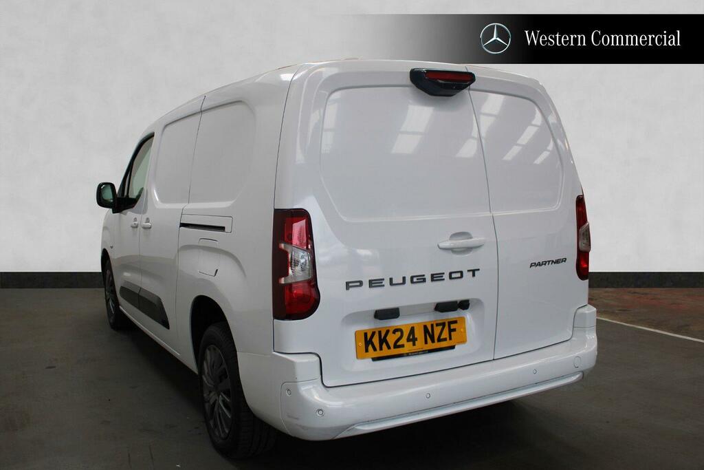 Peugeot Partner 1.5 Bluehdi 950 Asphalt Long Panel Van 6Dr White #5