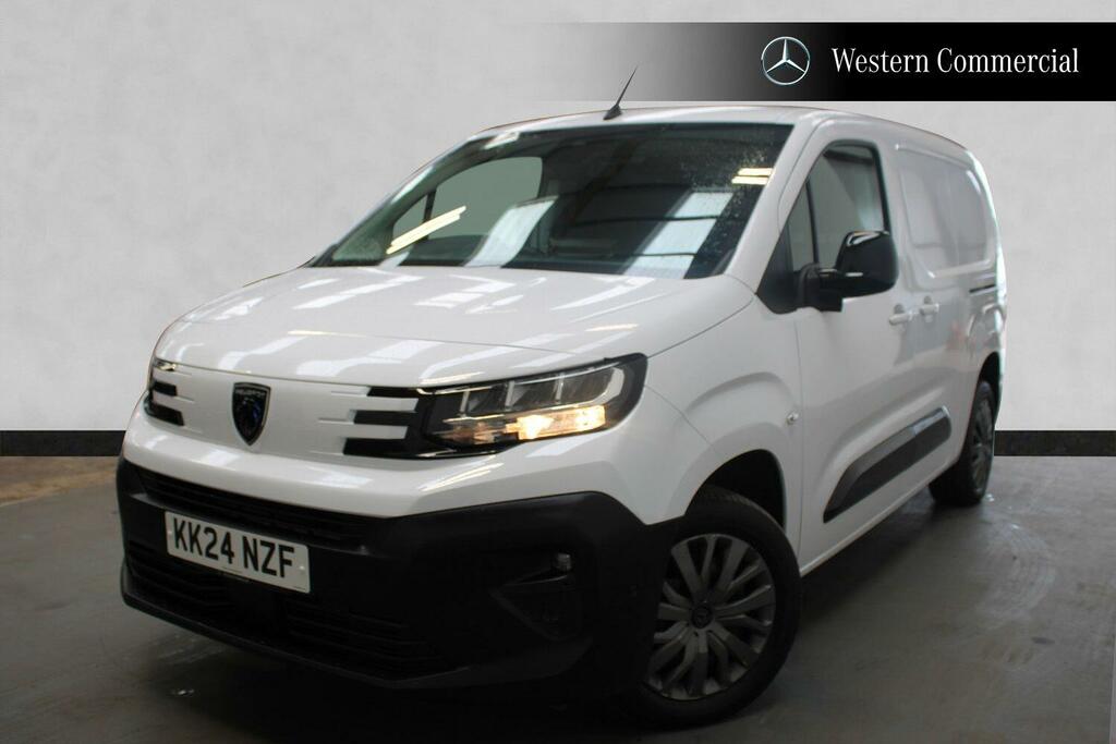 Peugeot Partner 1.5 Bluehdi 950 Asphalt Long Panel Van 6Dr White #3