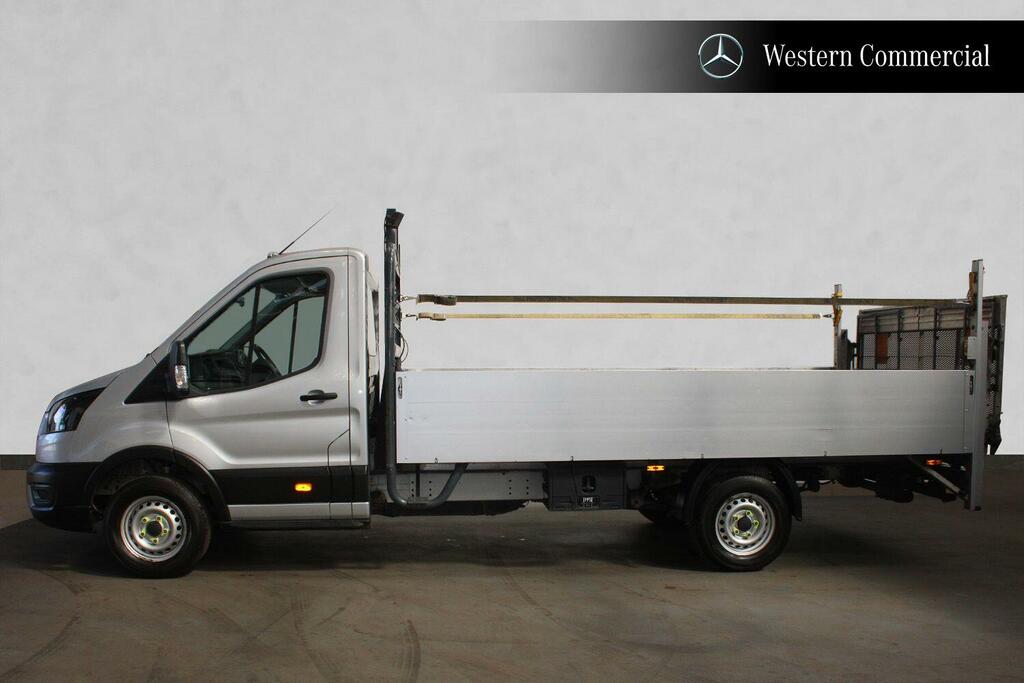 Ford Transit Custom 2.0 350 Ecoblue Leader Premium Dropside WV72TWP Silver #4