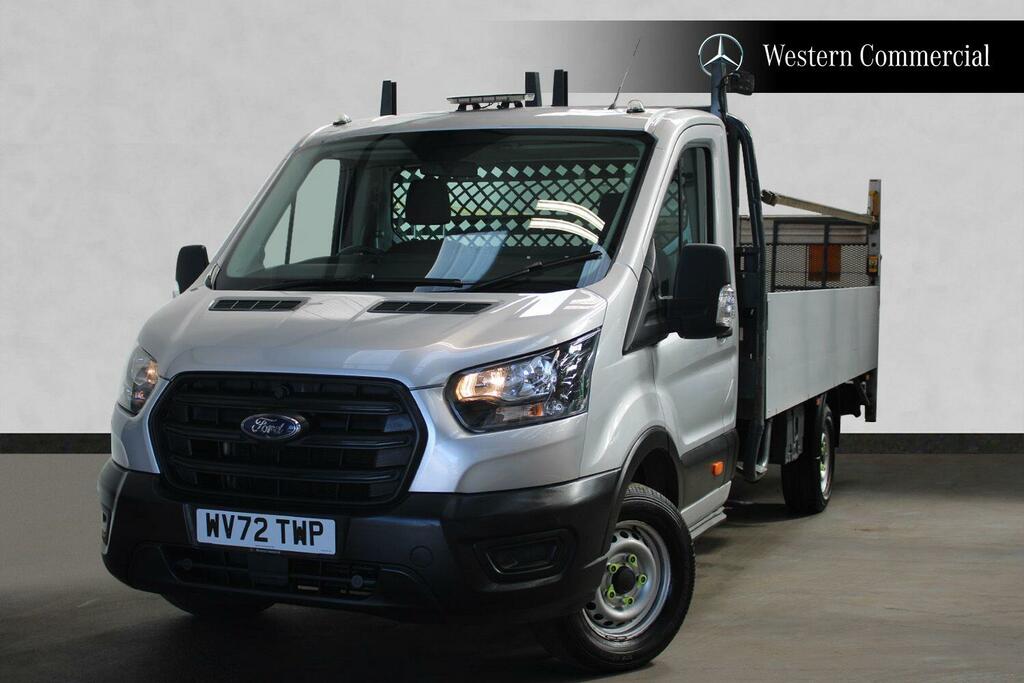 Ford Transit Custom 2.0 350 Ecoblue Leader Premium Dropside WV72TWP Silver #3