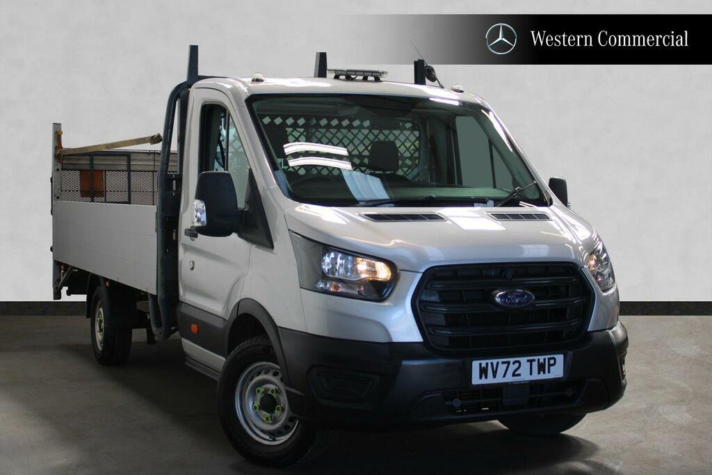 Ford Transit Custom 2.0 350 Ecoblue Leader Premium Dropside Silver