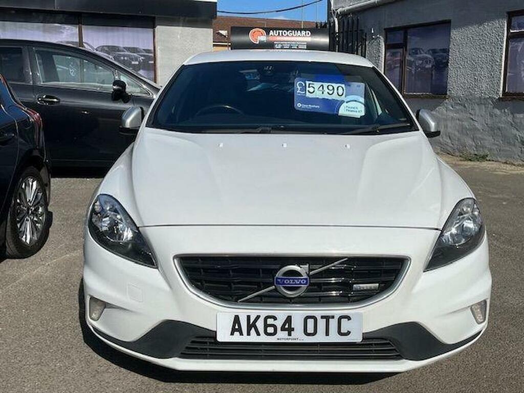 Volvo V40 Hatchback 1.6 D2 R-design Euro 5 Ss 20146 AK64OTC White #5