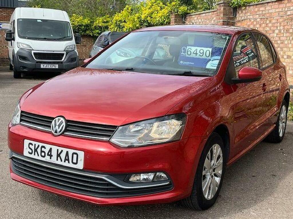 Volkswagen Polo Hatchback 1.2 Tsi Bluemotion Tech Se Euro 6 Ss SK64KAO Red #6