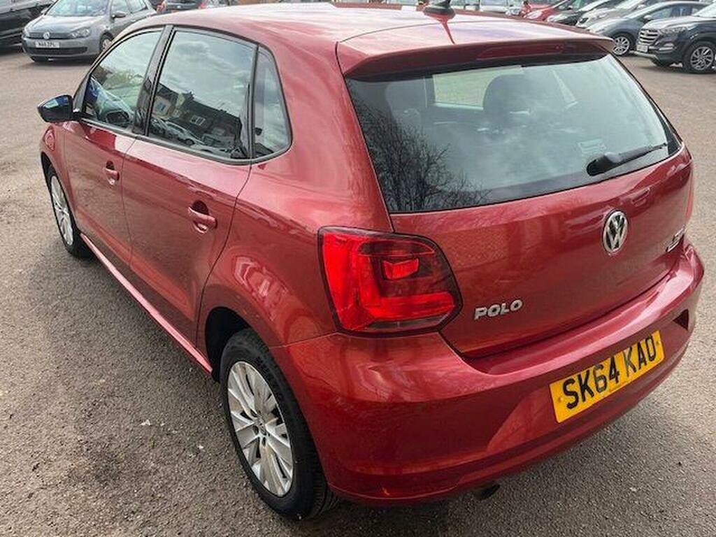 Volkswagen Polo Hatchback 1.2 Tsi Bluemotion Tech Se Euro 6 Ss SK64KAO Red #3