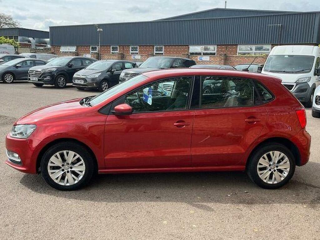 Volkswagen Polo Hatchback 1.2 Tsi Bluemotion Tech Se Euro 6 Ss SK64KAO Red #4
