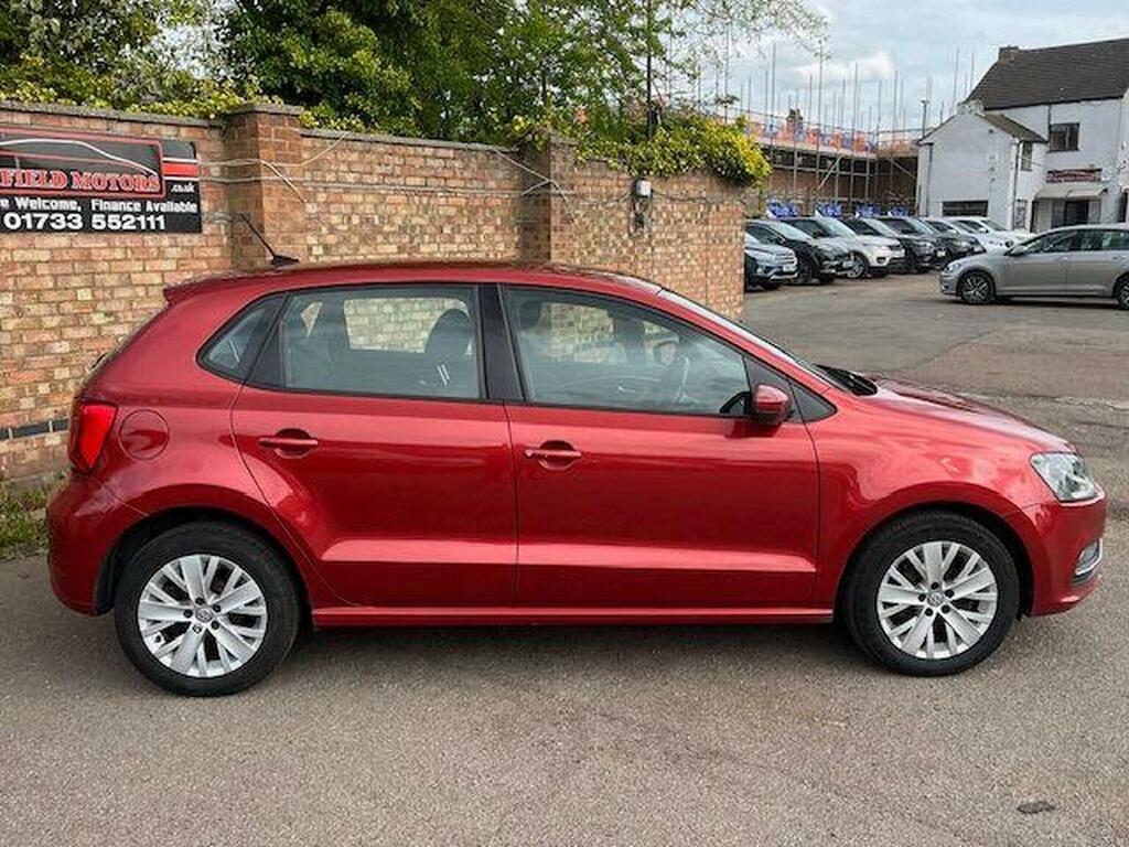 Volkswagen Polo Hatchback 1.2 Tsi Bluemotion Tech Se Euro 6 Ss SK64KAO Red #2