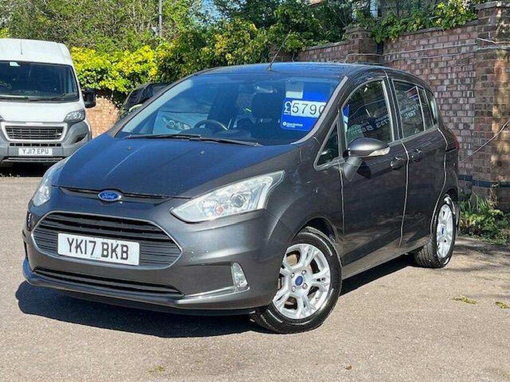Ford B-Max Mpv 1.0T Ecoboost Zetec Navigator Euro 6 2017 YK17BKB Grey #5