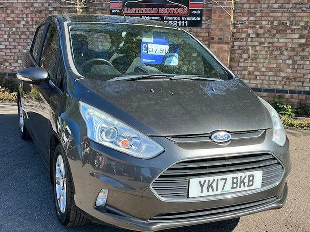 Ford B-Max Mpv 1.0T Ecoboost Zetec Navigator Euro 6 2017 YK17BKB Grey #4