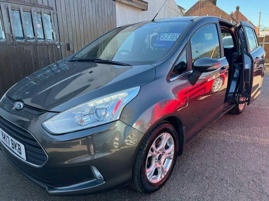 Ford B-Max Mpv 1.0T Ecoboost Zetec Navigator Euro 6 2017 YK17BKB Grey #5