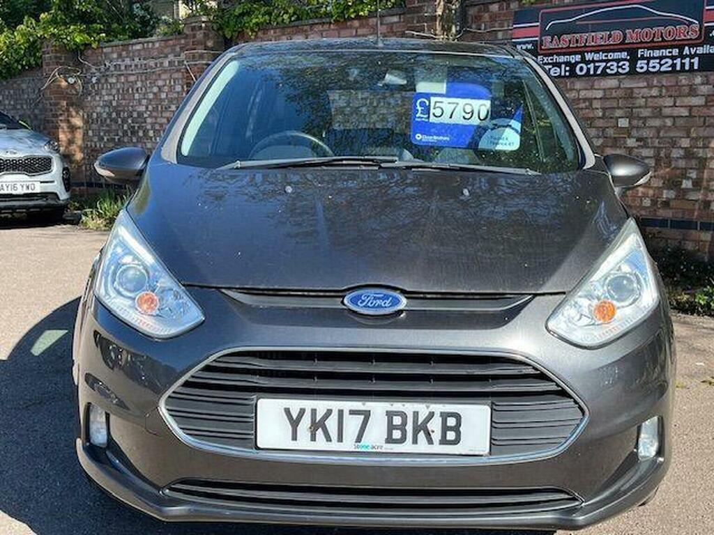 Ford B-Max Mpv 1.0T Ecoboost Zetec Navigator Euro 6 2017 YK17BKB Grey #2