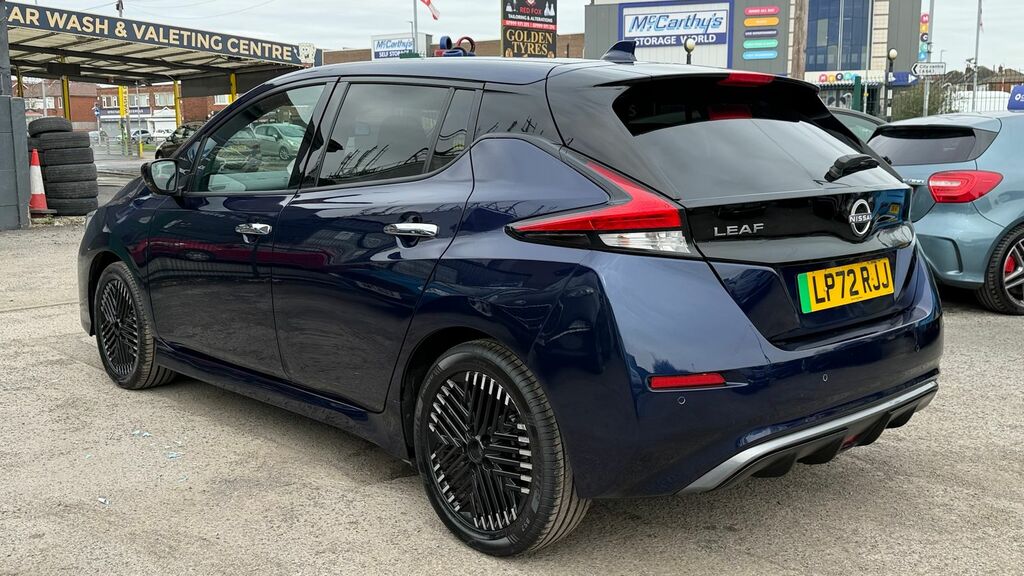 Nissan Leaf 39Kwh N-connecta Hatchback 150 LP72RJJ Blue #5