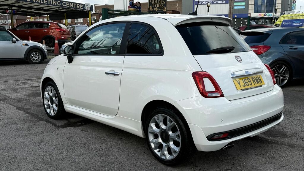 Fiat 500 1.2 Rock Star Hatchback Euro 6 YJ69RWN White #4