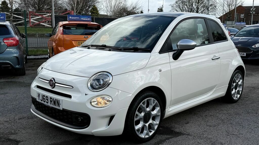 Fiat 500 1.2 Rock Star Hatchback Euro 6 YJ69RWN White #6