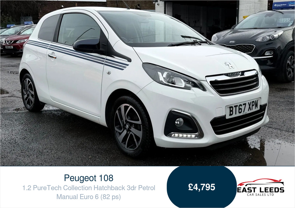 Peugeot 108 108 Hatchback White
