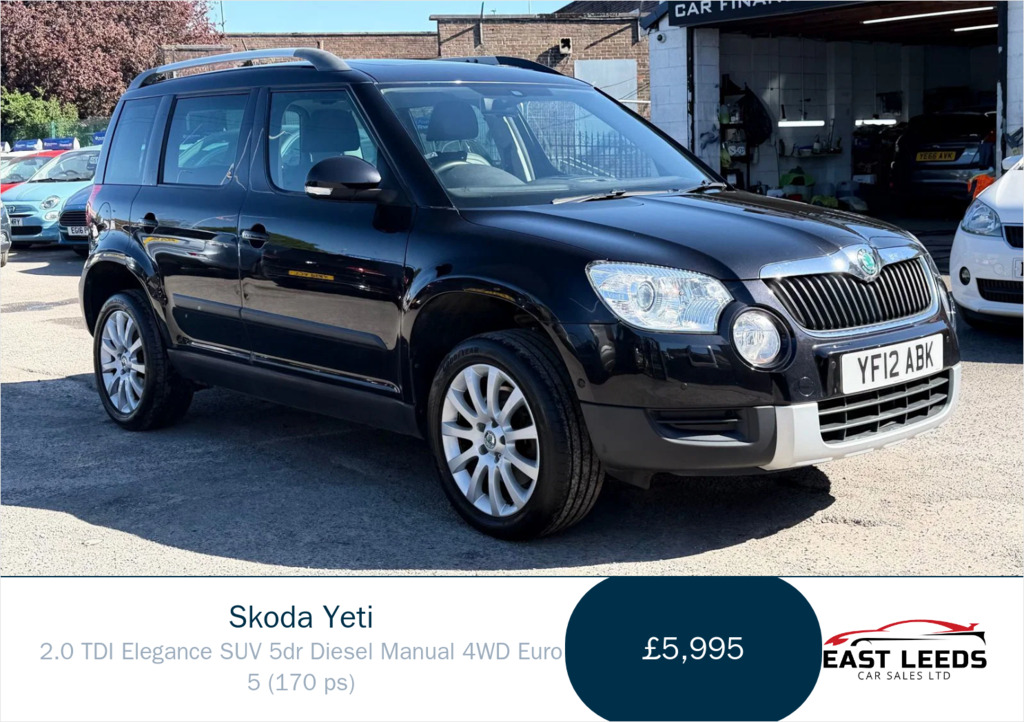 Skoda Yeti 2.0 Tdi Elegance Suv 4Wd Euro 5 Black