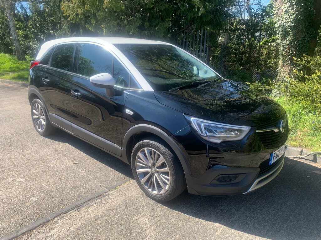Vauxhall Crossland X 1.2 Turbo Sport Suv Euro 6 Ss FD69ZWE Black #2