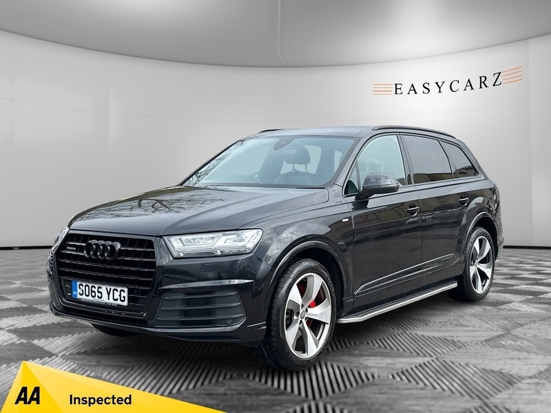 Audi Q7 Tdi Quattro S Line SO65YCG Black #3