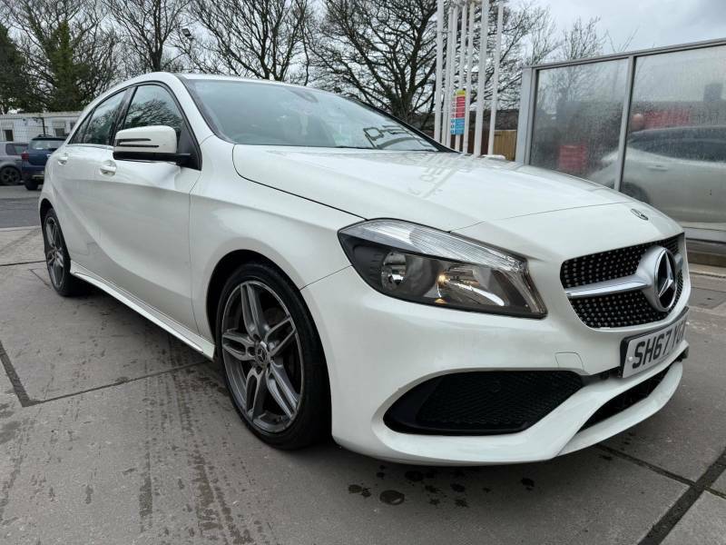 Mercedes-Benz A Class 1.5 A180d Amg Line Euro 6 Ss - 2017 67 SH67YGW White #2