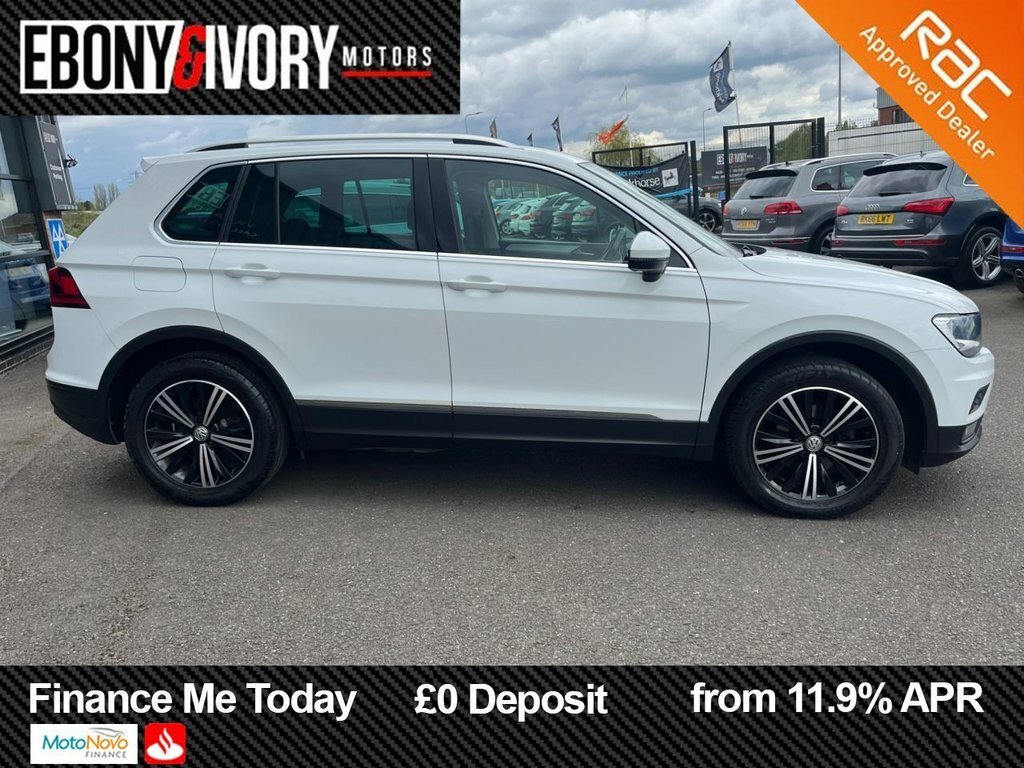 Volkswagen Tiguan 2L Se Navigation YF68EAC White #6