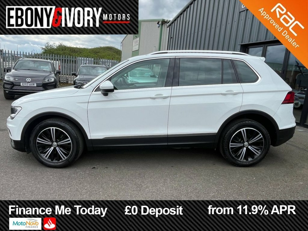 Volkswagen Tiguan 2L Se Navigation YF68EAC White #2