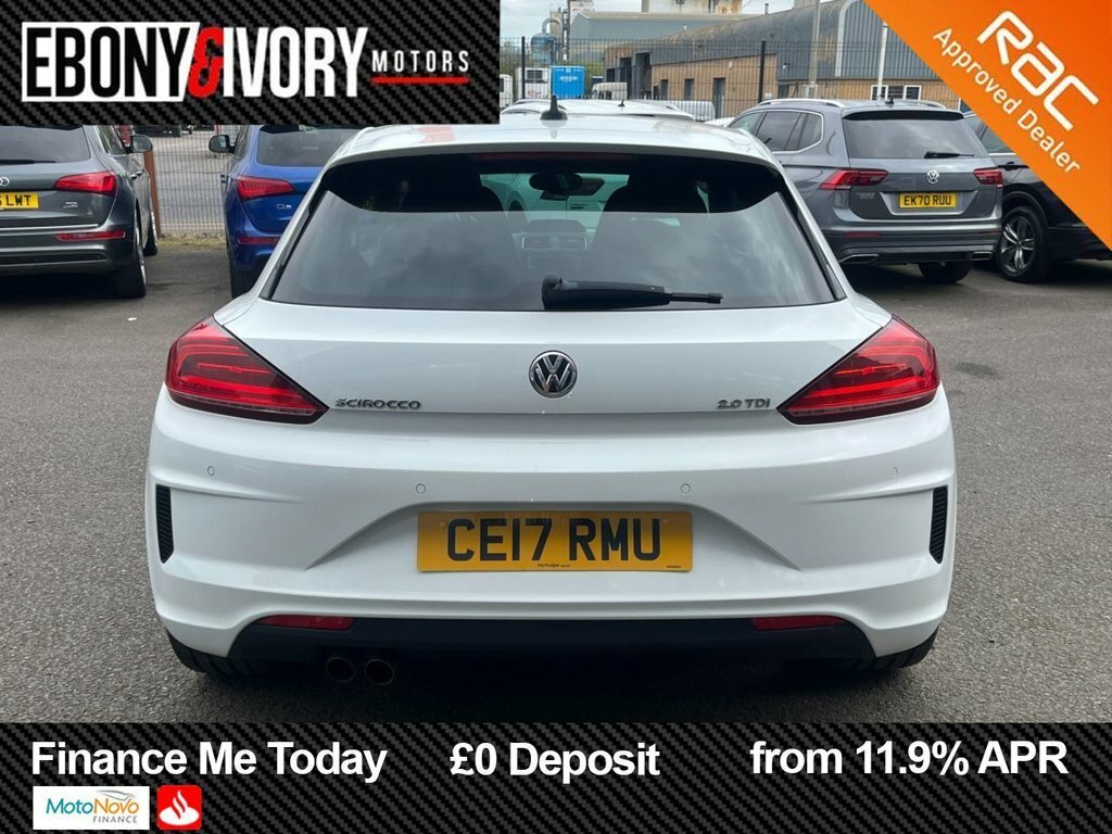 Volkswagen Scirocco 2L R-line White #4