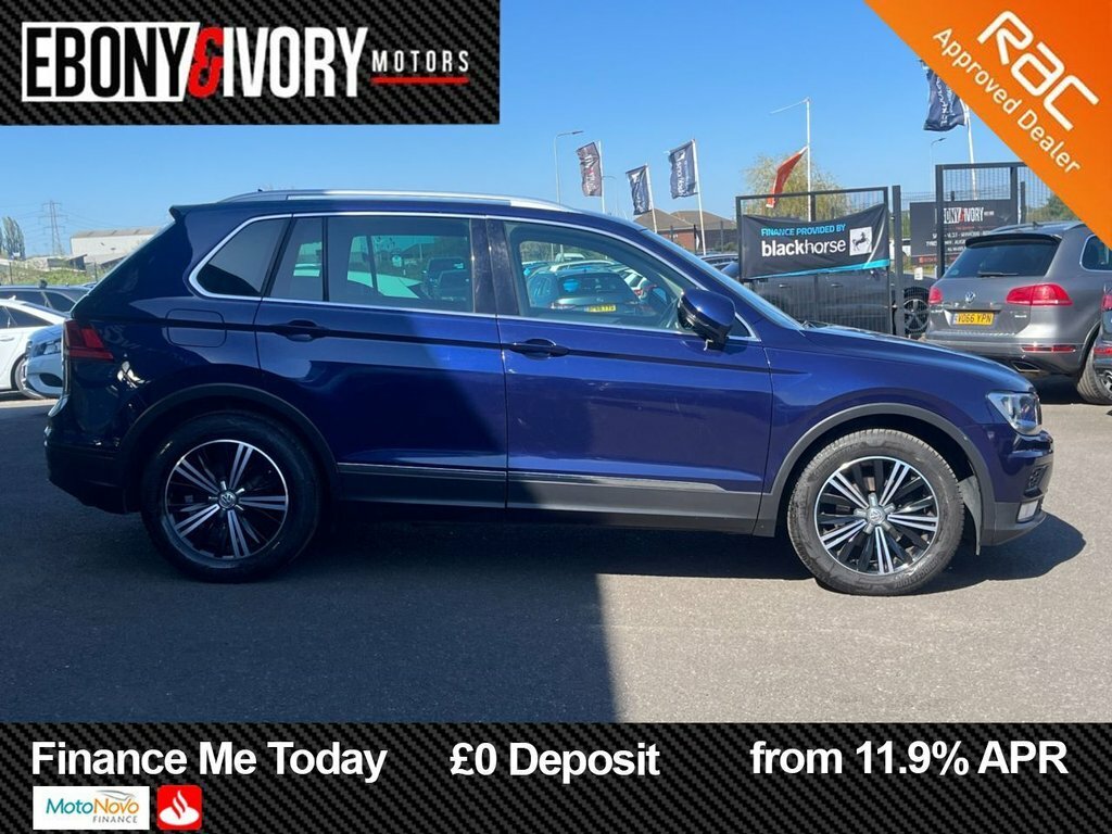 Volkswagen Tiguan 2L Se Navigation GJ66NGE Blue #6