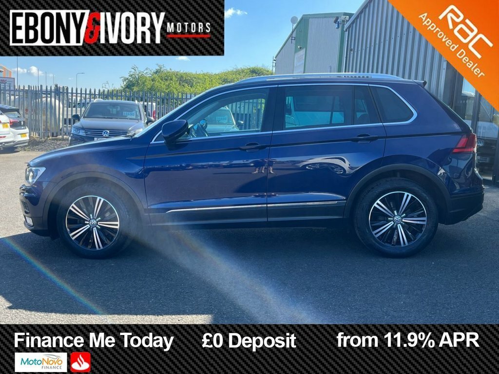 Volkswagen Tiguan 2L Se Navigation GJ66NGE Blue #2