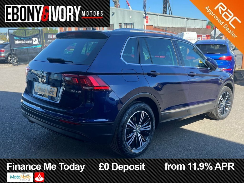 Volkswagen Tiguan 2L Se Navigation GJ66NGE Blue #5