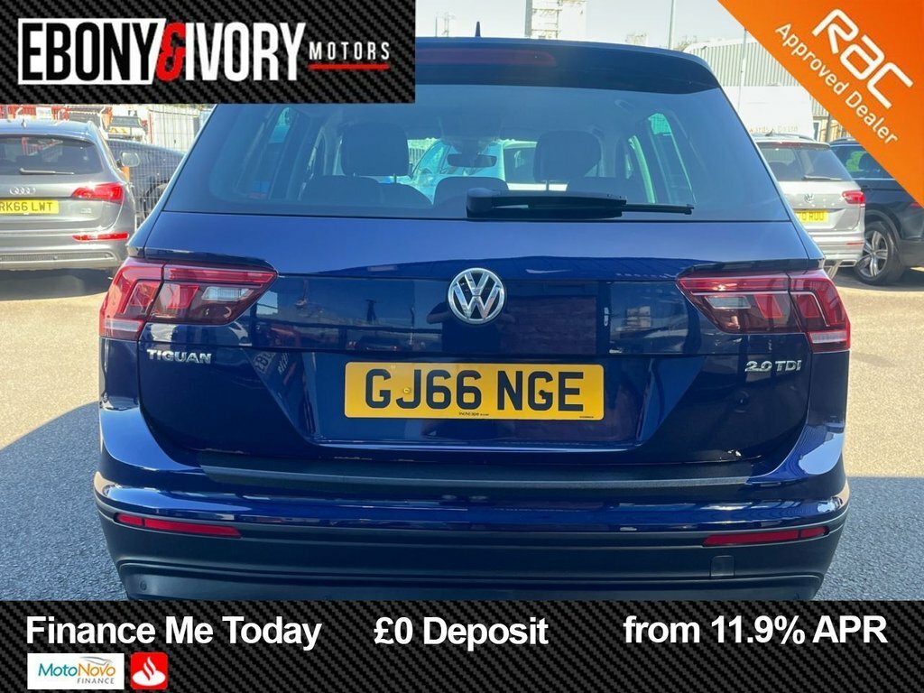 Volkswagen Tiguan 2L Se Navigation GJ66NGE Blue #4