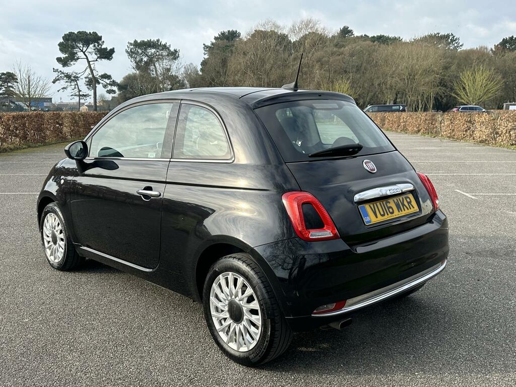 Fiat 500 1.2 Lounge Hatchback Euro 6 S S VU16WKR Black #5