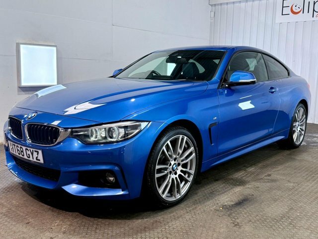 BMW 4 Series Gran Coupe 2019 3.0 430D M Sport Coupe Xdrive HT68GYZ Blue #3