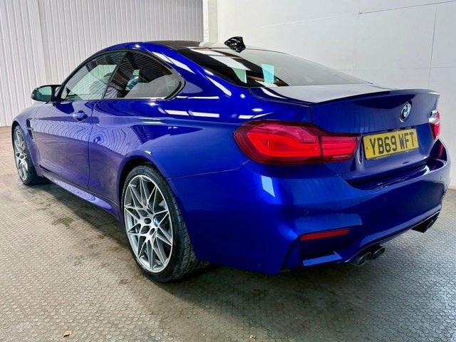 BMW M4 2019 3.0 Biturbo Gpf Competition Coupe YP69WFT Blue #4