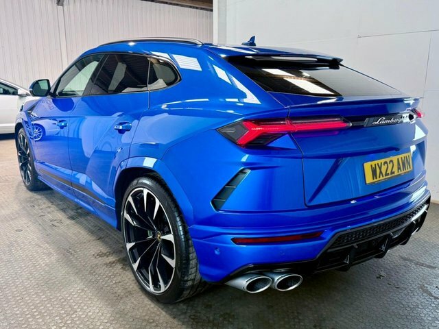 Lamborghini Urus 2022 4.0L V8 Biturbo 650Ps Carbon Park Assist WX22AWN Blue #4