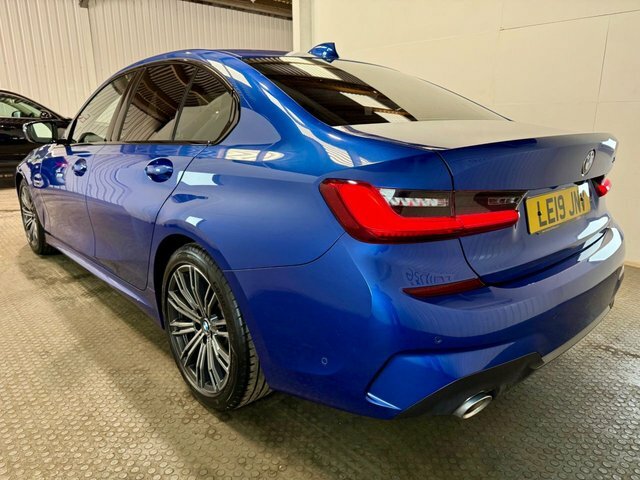 BMW 3 Series 2019 2.0 330I M Sport Saloon Euro LE19JNV Blue #4