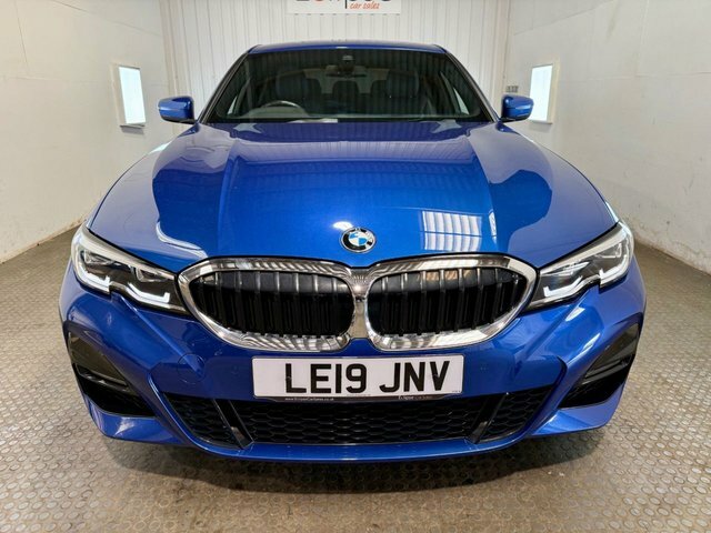 BMW 3 Series 2019 2.0 330I M Sport Saloon Euro LE19JNV Blue #2