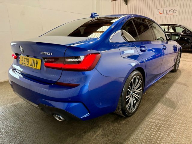 BMW 3 Series 2019 2.0 330I M Sport Saloon Euro LE19JNV Blue #6