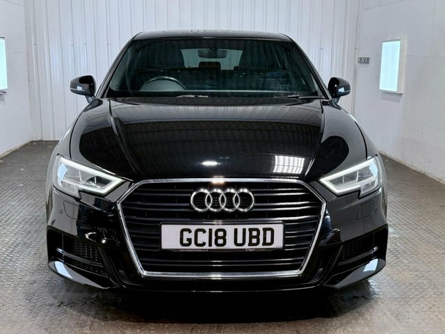 Audi A3 2018 2.0 Tfsi S Line Sportback E GC18UBD Black #2
