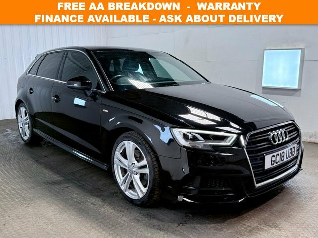 Audi A3 2018 2.0 Tfsi S Line Sportback E Black