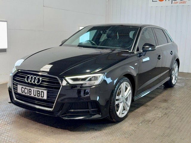 Audi A3 2018 2.0 Tfsi S Line Sportback E GC18UBD Black #3