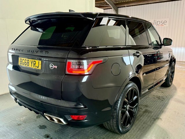 Land Rover Range Rover Sport 2018 5.0 P575 V8 Svr Suv 4Wd Euro BG68YRJ Black #6