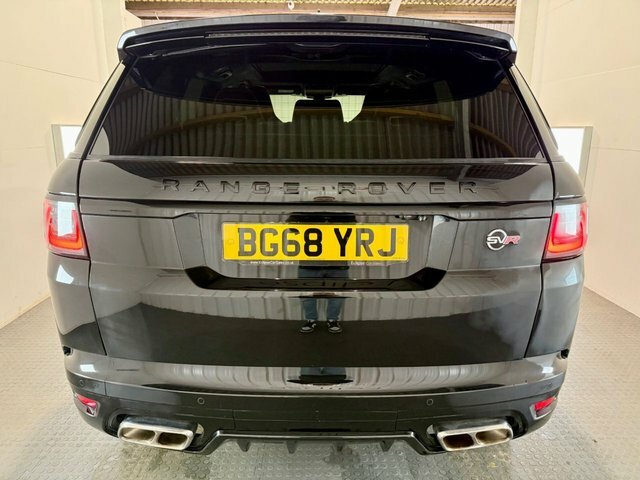 Land Rover Range Rover Sport 2018 5.0 P575 V8 Svr Suv 4Wd Euro BG68YRJ Black #5