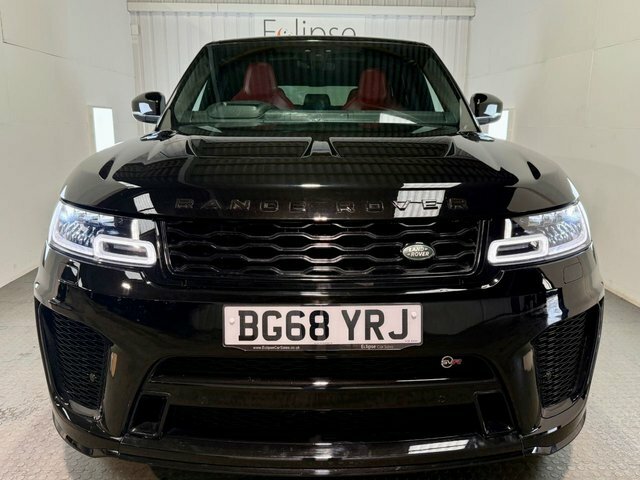 Land Rover Range Rover Sport 2018 5.0 P575 V8 Svr Suv 4Wd Euro BG68YRJ Black #2