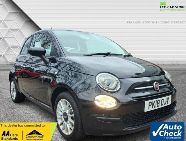 Fiat 500 1.2 Eco Pop Star Hatchback Euro Black