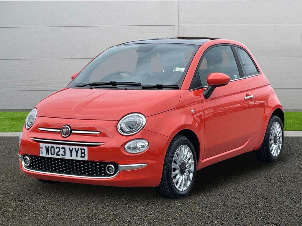 Fiat 500 Hatchback WO23YYB Red #3