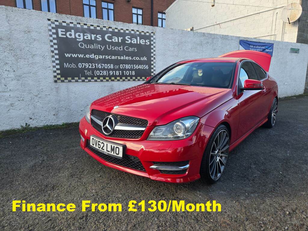 Mercedes-Benz C Class C250 Cdi Blueefficiency Amg Sport Plus Red