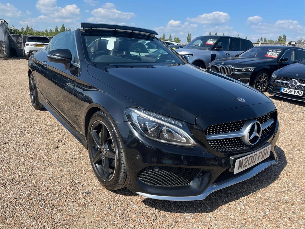 Mercedes-Benz C Class 2.1 D Amg Line Cabriolet G-tronic Euro 6 Ss Black